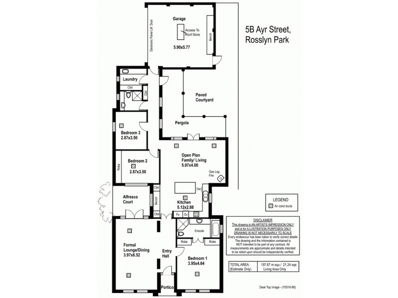 5B Ayr Street, Rosslyn Park SA 5072 Floorplan