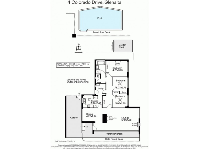 4 Colorado Drive, Glenalta SA 5052 Floorplan