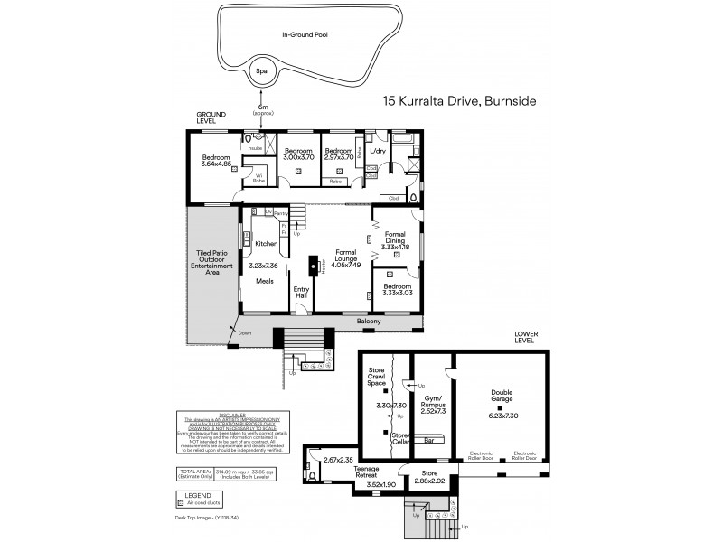 15 Kurralta Drive, Burnside SA 5066 Floorplan