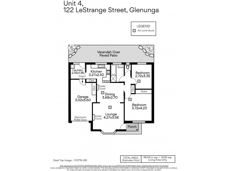4/122 L’Estrange St, Glenunga SA 5064 Floorplan