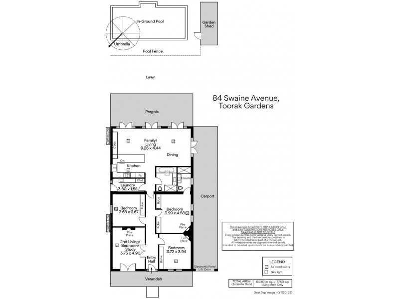 84 Swaine Ave, Toorak Gardens SA 5065 Floorplan