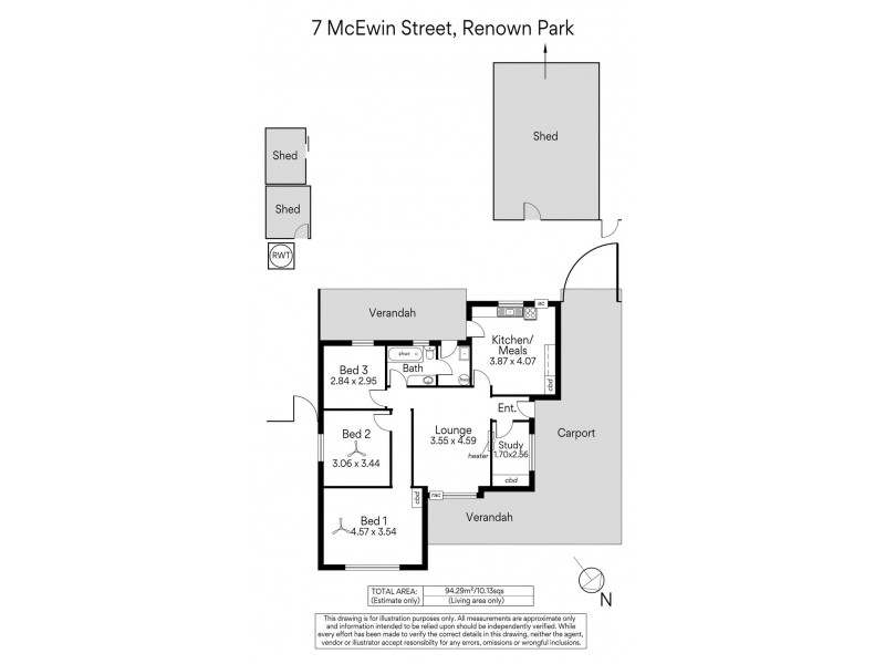 7 McEwin Street, Renown Park SA 5008 Floorplan