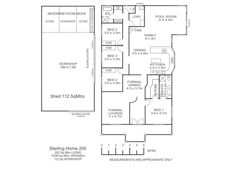 2 Bell Court, Charleston SA 5244 Floorplan