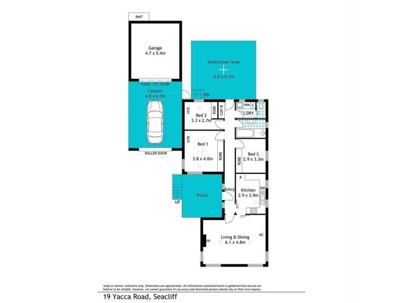19 Yacca Road, Seacliff SA 5049 Floorplan