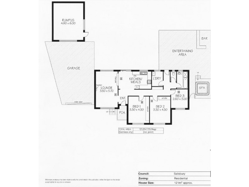 4 Gage Court, Para Vista SA 5093 Floorplan