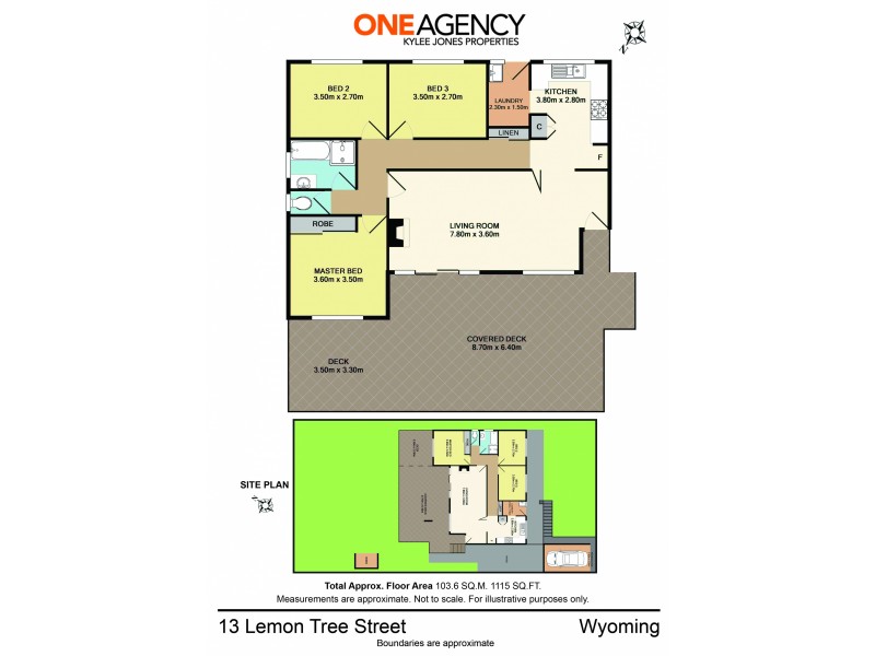 13 Lemon Tree Street, Wyoming NSW 2250 Floorplan