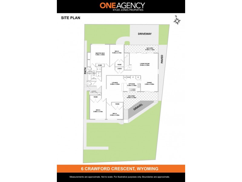 6 Crawford Crescent, Wyoming NSW 2250 Floorplan