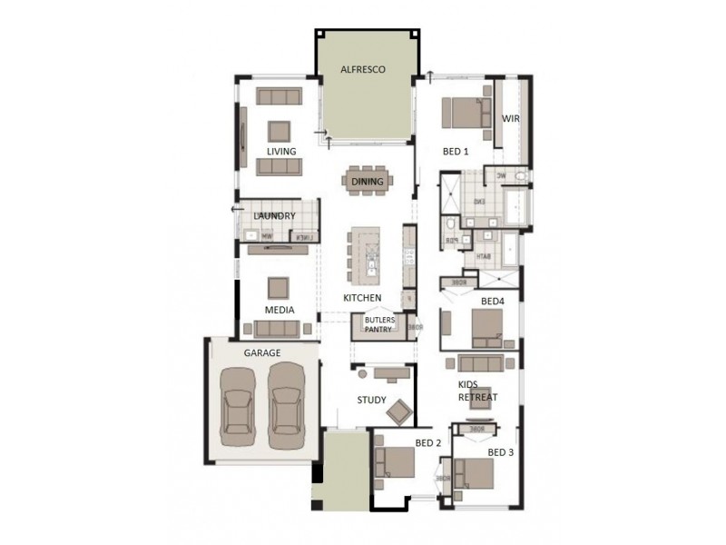 50 Ningaloo Drive, Pimpama QLD 4209 Floorplan