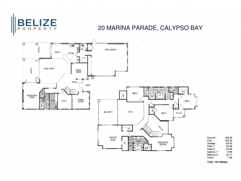 20 Marina Parade, Jacobs Well QLD 4208 Floorplan