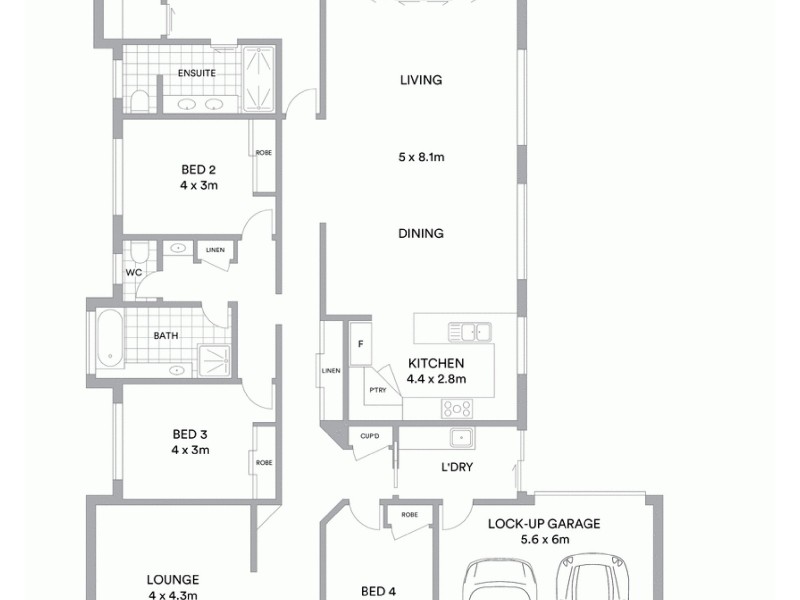 4 John Markwell Parade, Daisy Hill QLD 4127 Floorplan