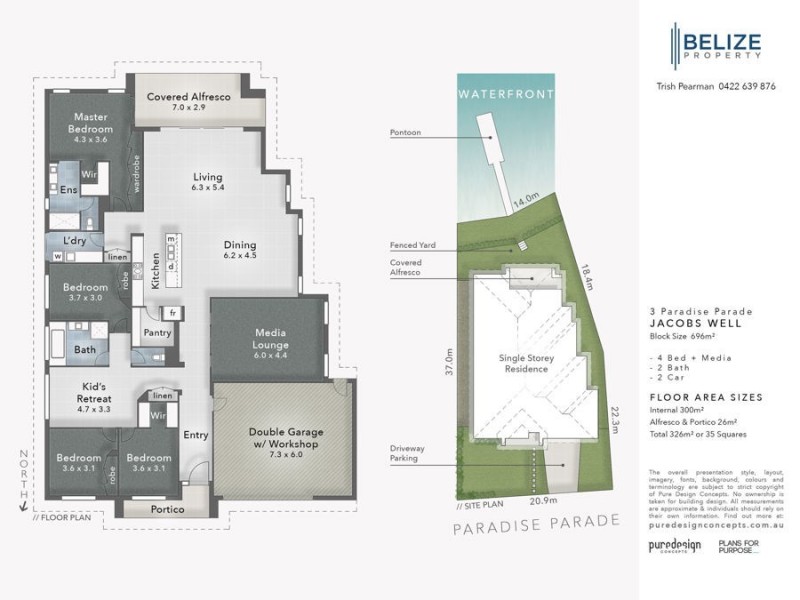 3 Paradise Parade, Jacobs Well QLD 4208 Floorplan