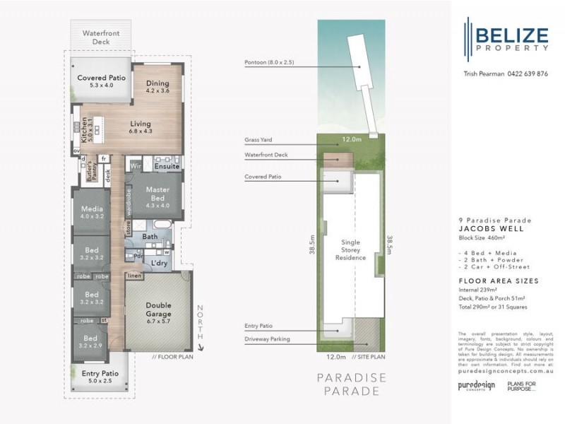 9 Paradise Parade, Jacobs Well QLD 4208 Floorplan