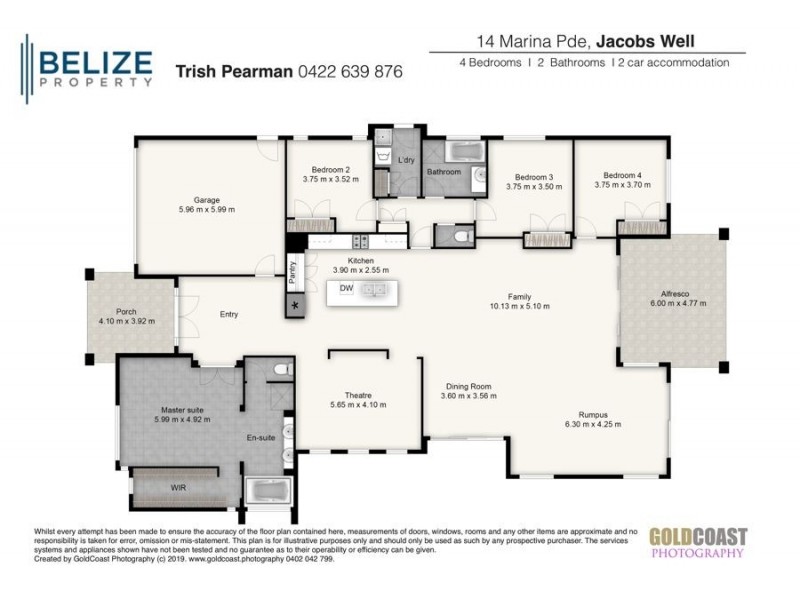 14 Marina Parade, Jacobs Well QLD 4208 Floorplan
