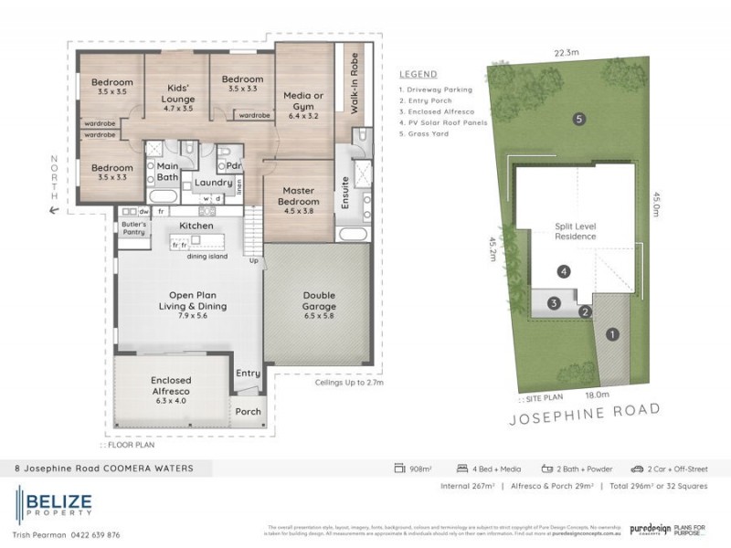 8 Josephine Road, Coomera Waters QLD 4209 Floorplan
