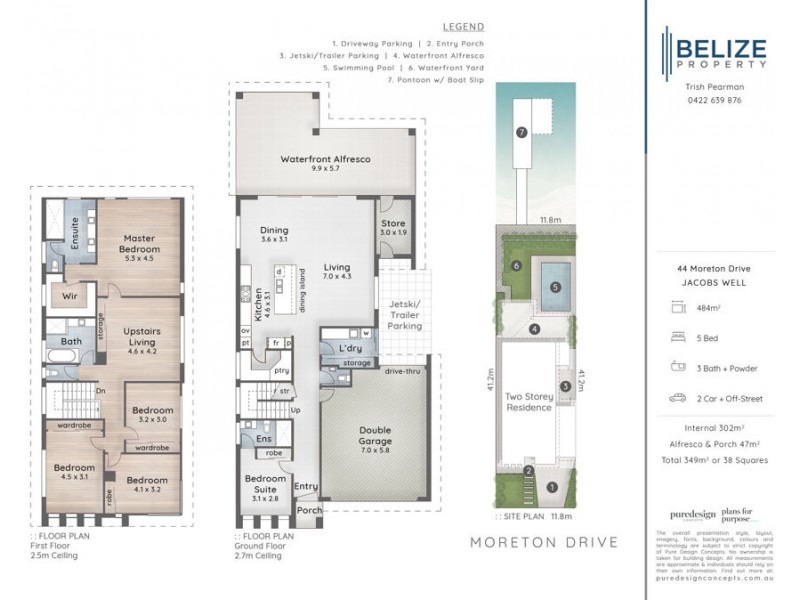 44 Moreton Drive, Jacobs Well QLD 4208 Floorplan
