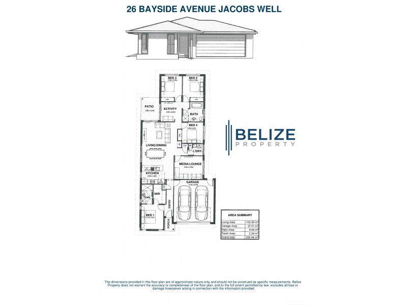 26 Bayside Avenue, Jacobs Well QLD 4208 Floorplan