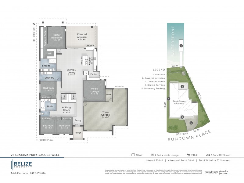 21 Sundown Place, Jacobs Well QLD 4208 Floorplan