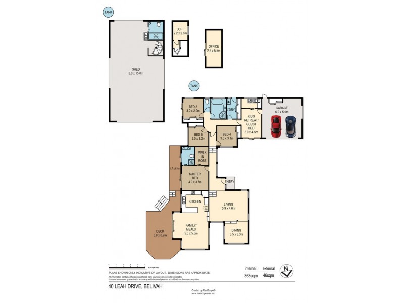 40 Leah Drive, Belivah QLD 4207 Floorplan