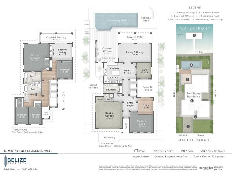 13 Marina Parade, Jacobs Well QLD 4208 Floorplan