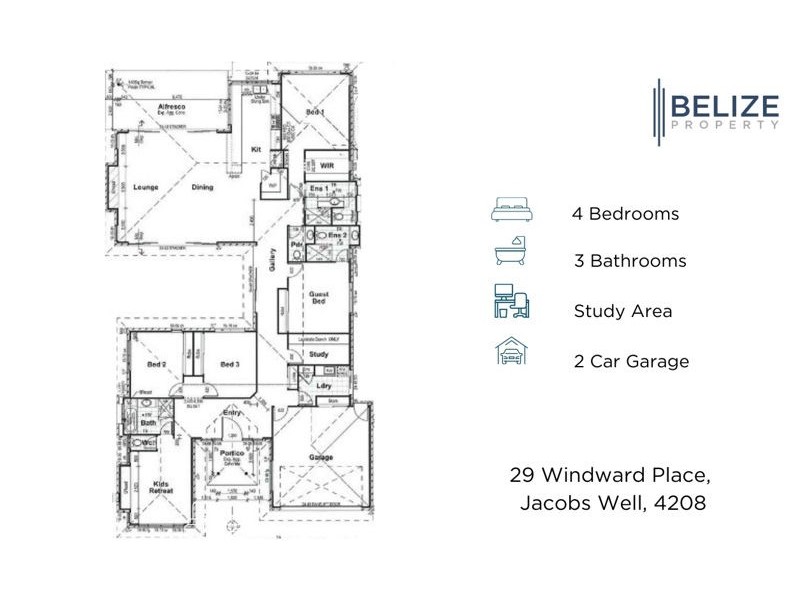 29 Windward Place, Jacobs Well QLD 4208 Floorplan