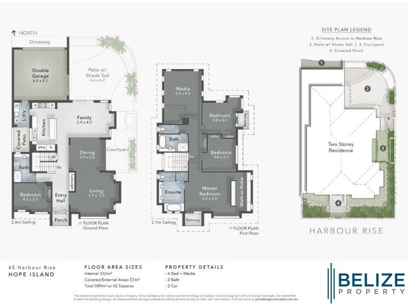 45 Harbour Rise, Hope Island QLD 4212 Floorplan