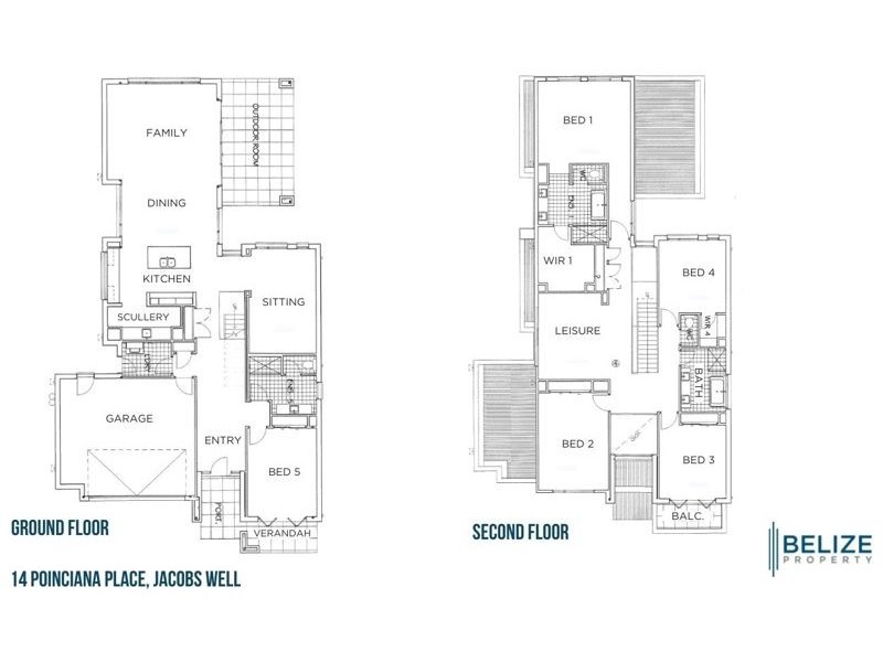 14 Poinciana Place, Jacobs Well QLD 4208 Floorplan
