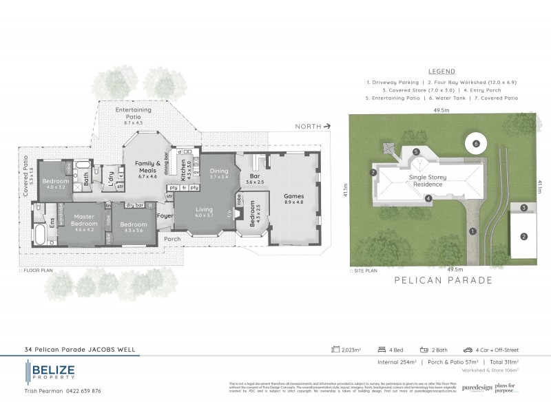 34 Pelican Parade, Jacobs Well QLD 4208 Floorplan
