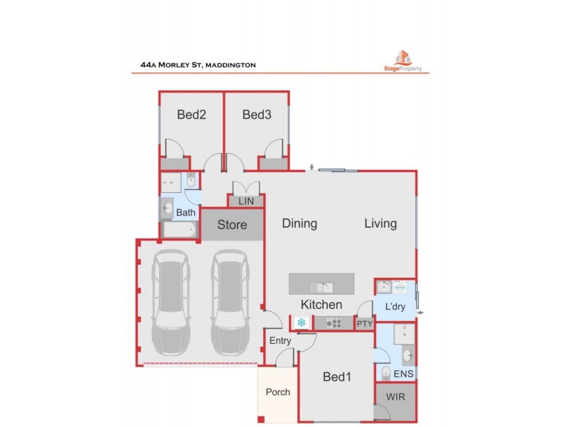 44A Morley Street, Maddington WA 6109 Floorplan