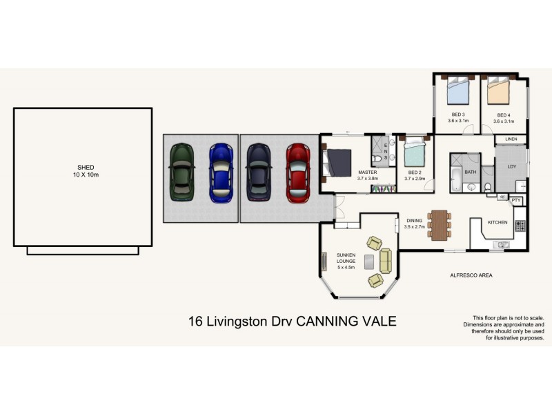 16 Livingstone Drive, Canning Vale WA 6155