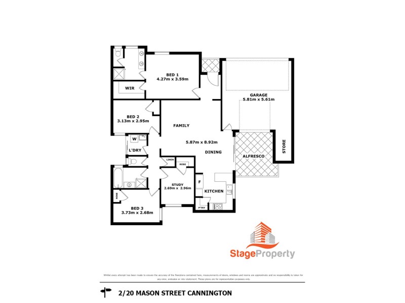 20B Mason Street, Cannington WA 6107 Floorplan