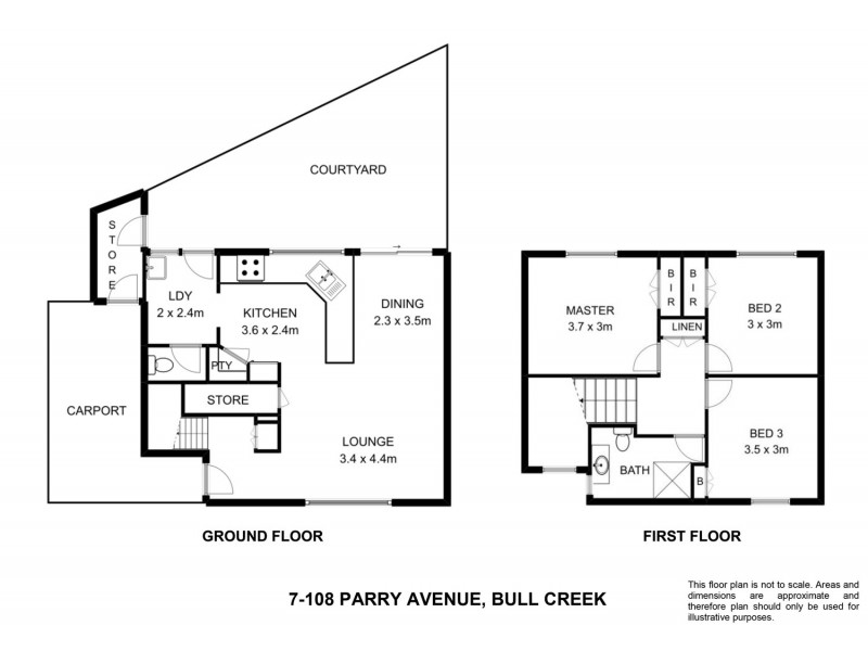 7/108 Parry Avenue, Bull Creek WA 6149 Floorplan