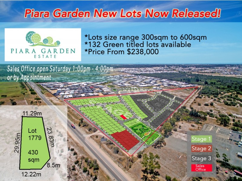 Lot 1779 Greywacke Entrance, Piara Waters WA 6112