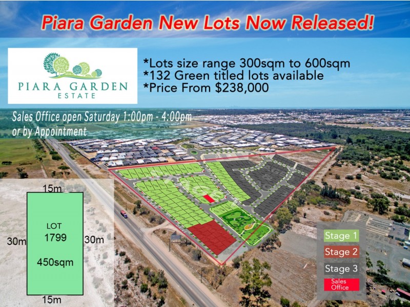 Lot 1799 Lignite Avenue, Piara Waters WA 6112