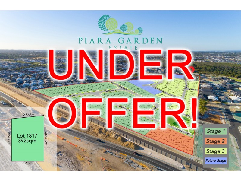 Lot 1817 GRAPESTONE Road, Piara Waters WA 6112