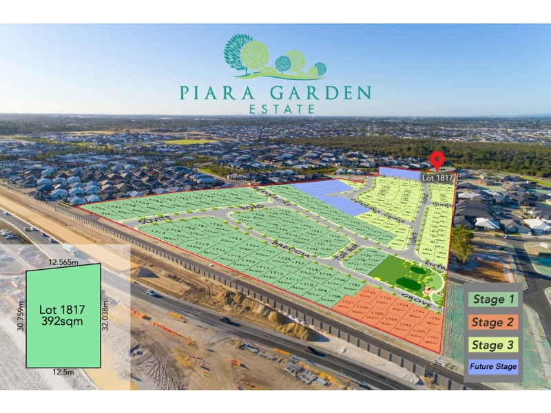 Lot 1817 GRAPESTONE Road, Piara Waters WA 6112