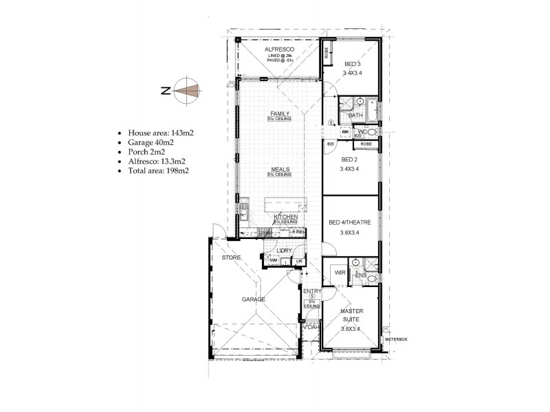 6 Athens Road, Wellard WA 6170 Floorplan