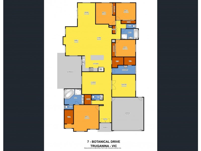 7 Botanical Drive, Truganina VIC 3029 Floorplan