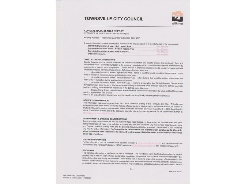 1 Atoll Street, Saunders Beach QLD 4818