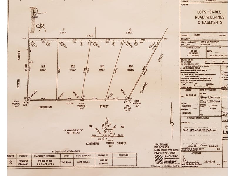Lot 103 Cnr Southern Street & Becker Street, Manjimup WA 6258