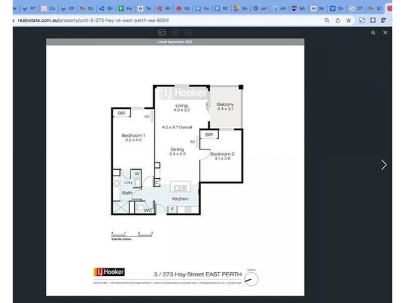 3/273 HAY STREET, East Perth WA 6004