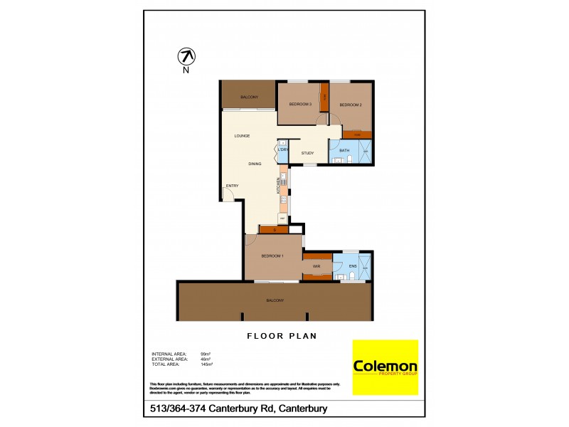 514/364-374 Canterbury Road, Canterbury NSW 2193 Floorplan