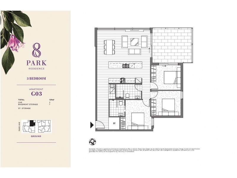 G03/8-10 Park Avenue, Waitara NSW 2077 Floorplan