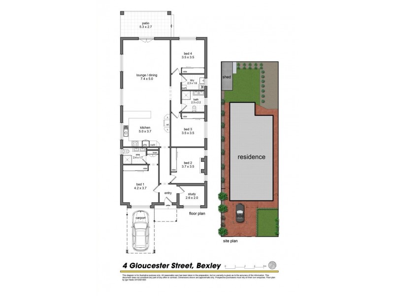 4.. Gloucester Street, Bexley NSW 2207 Floorplan
