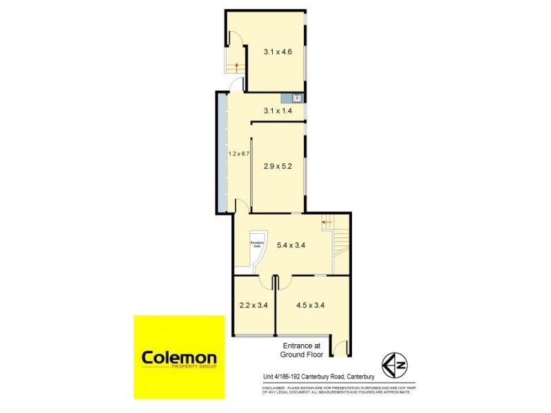 Suite 4/186-192 Canterbury Road, Canterbury NSW 2193 Floorplan