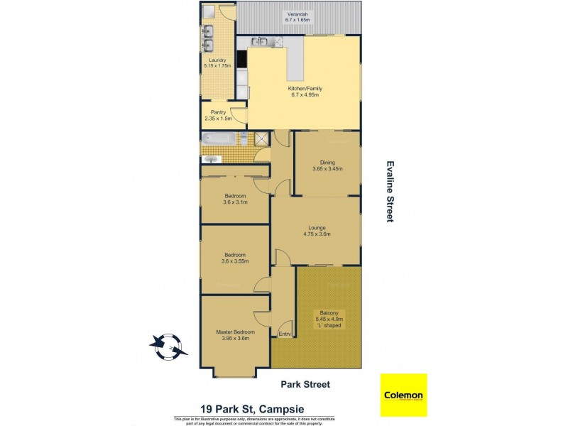 19 Park Street, Campsie NSW 2194 Floorplan