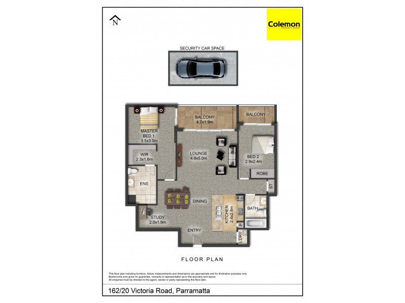 162/20 Victoria Road, Parramatta NSW 2150 Floorplan