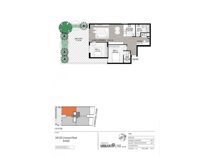 104/248-252 Liverpool Road, Enfield NSW 2136 Floorplan