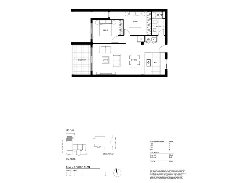 2 Bed/95-103 Auburn Road, Auburn NSW 2144 Floorplan