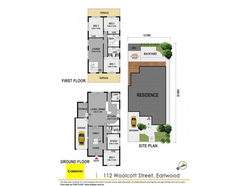 112 Woolcott Street, Earlwood NSW 2206 Floorplan