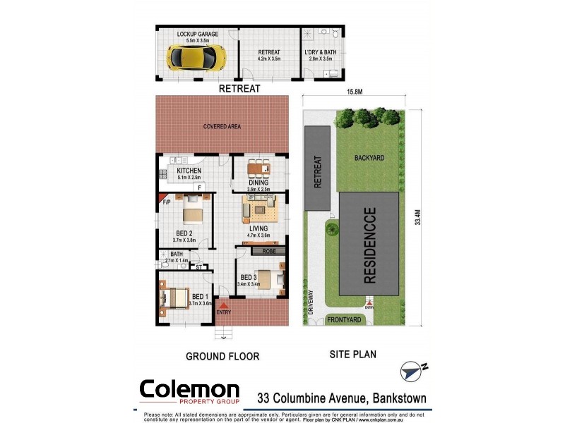 33 Columbine Avenue, Bankstown NSW 2200 Floorplan